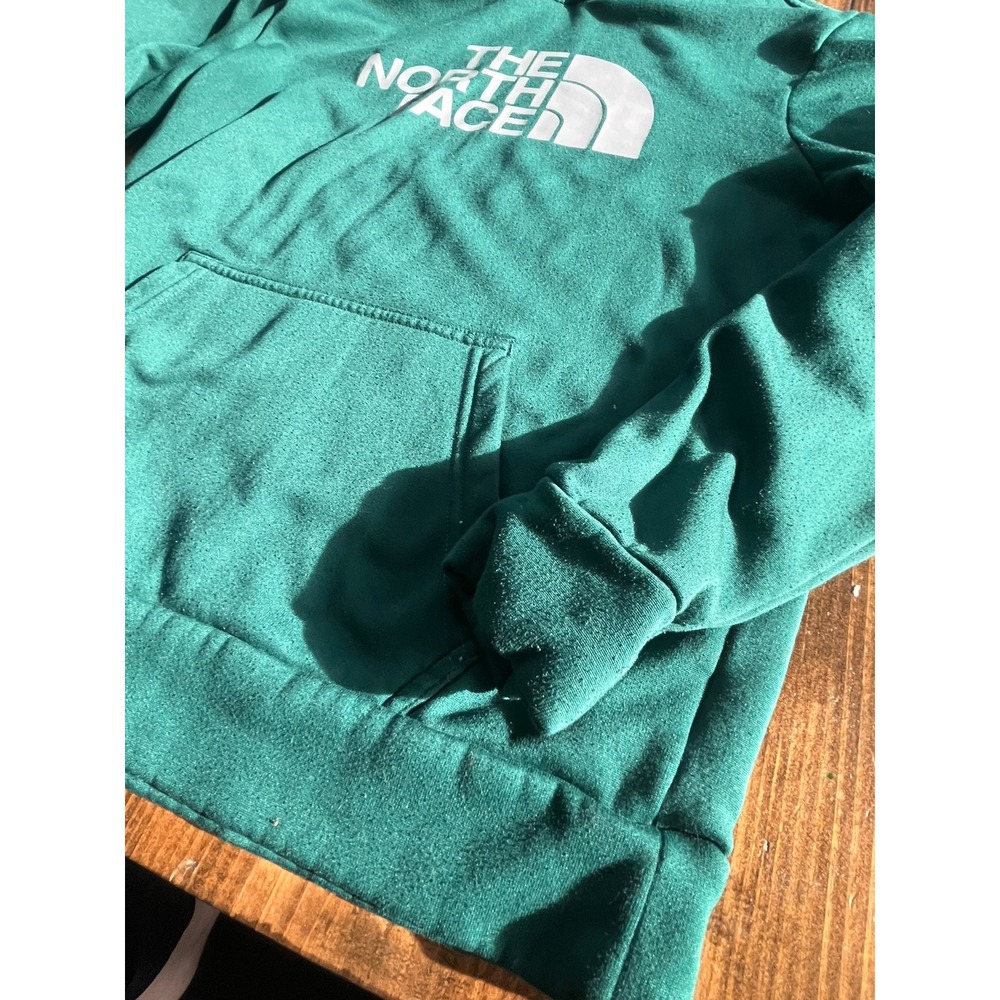 The North Face Mens Half Dome Logo Hoodie‎ Forest Green Small S Pullover - Picture 2 of 5
